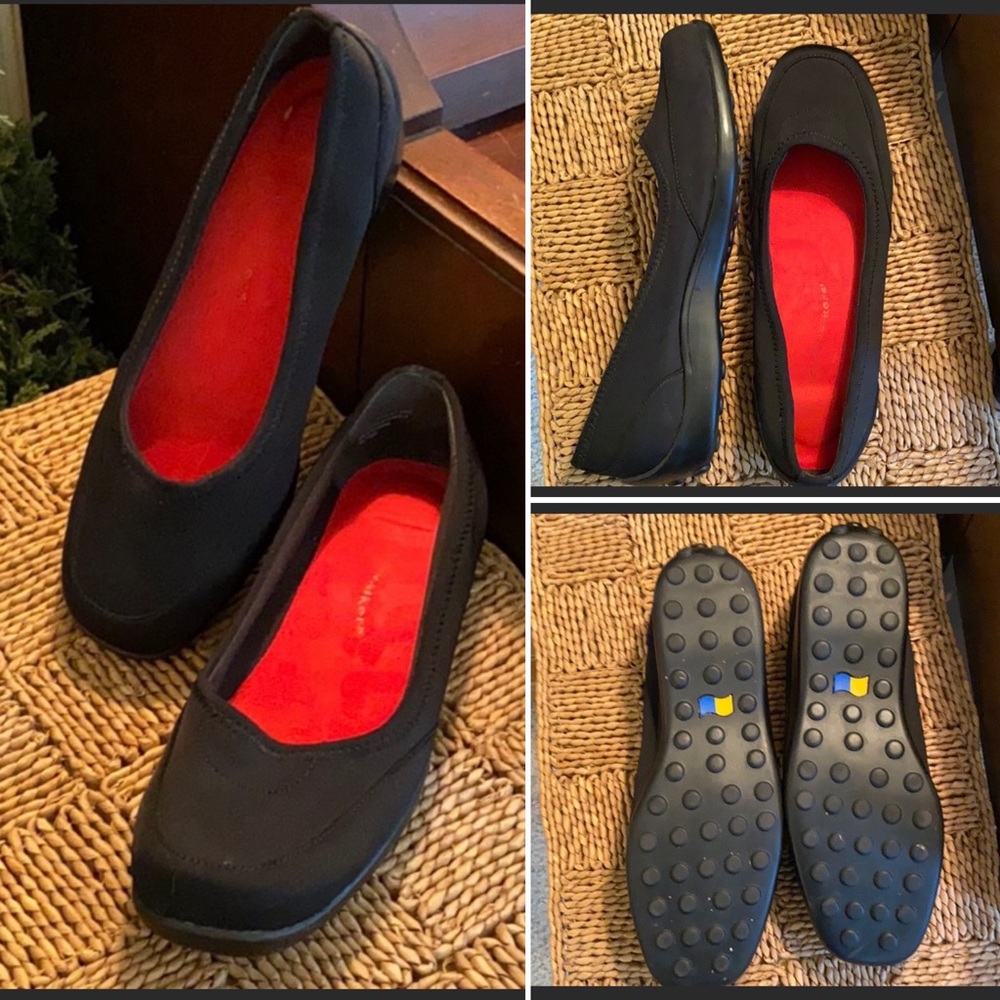 Cloud Walkers Black soft Ballet flats